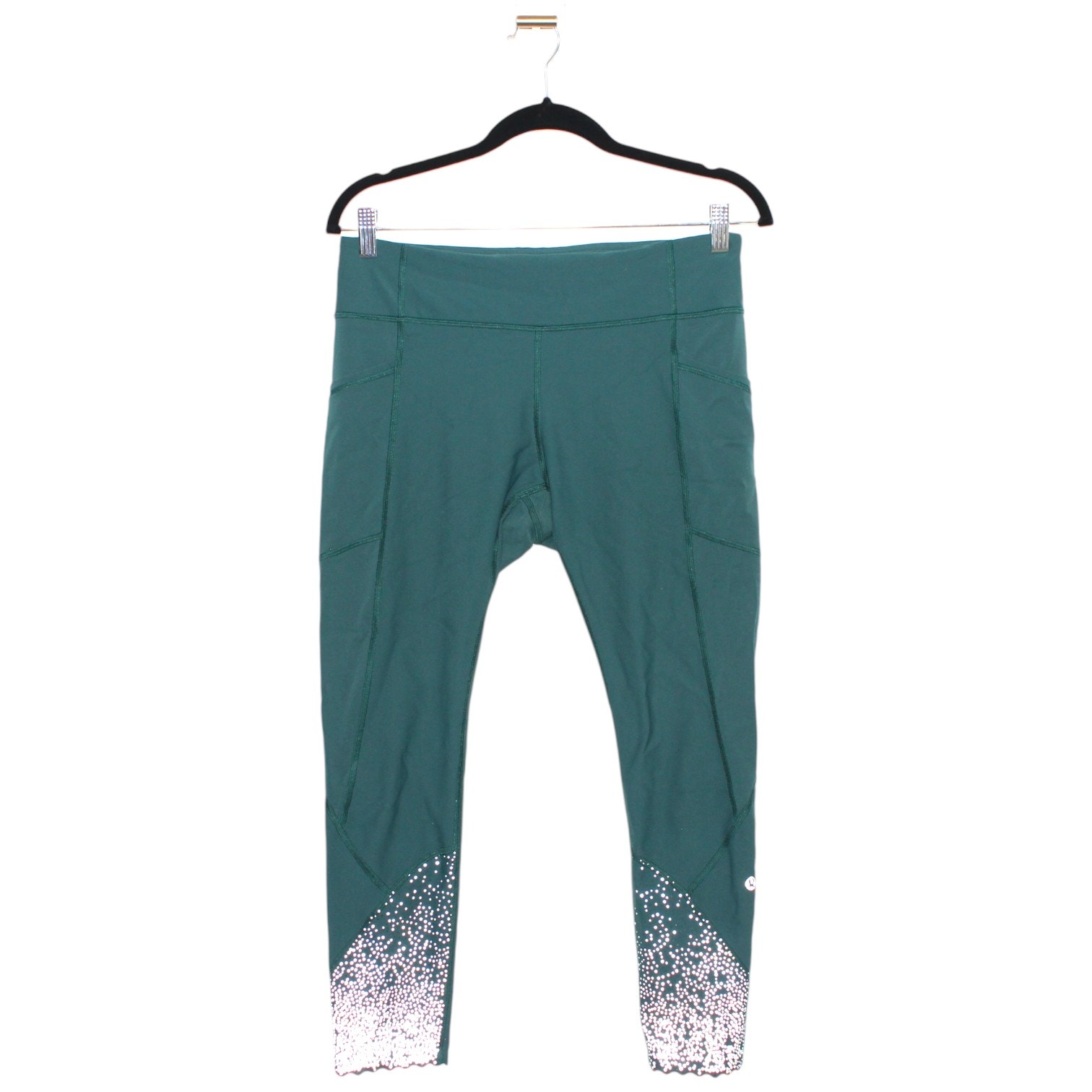 Lululemon Tight Stuff Tight 25" Bermuda Teal Green Leggings Size 10